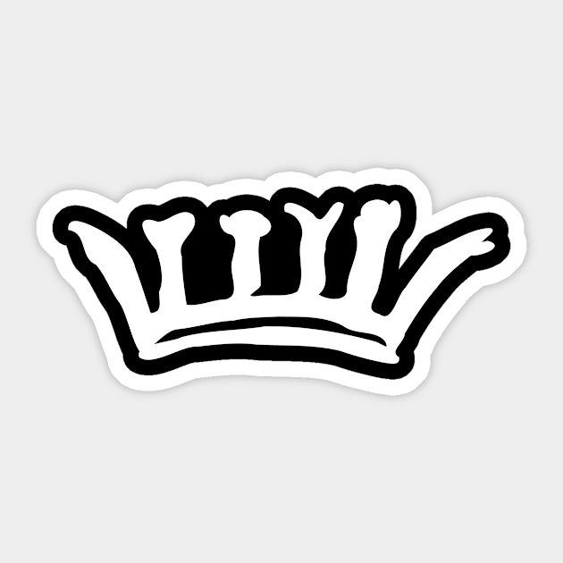 crown Sticker by Oluwa290